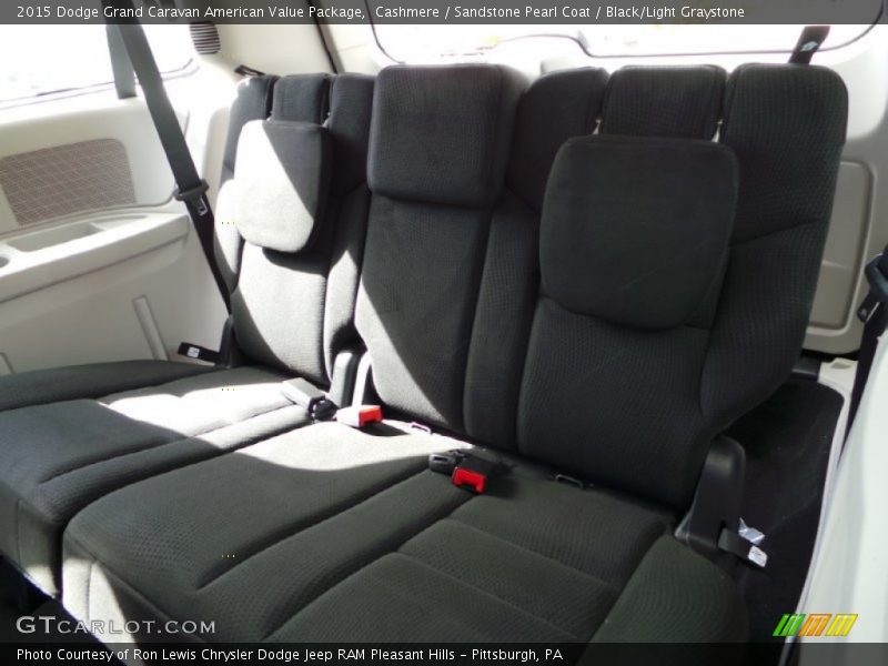 Cashmere / Sandstone Pearl Coat / Black/Light Graystone 2015 Dodge Grand Caravan American Value Package