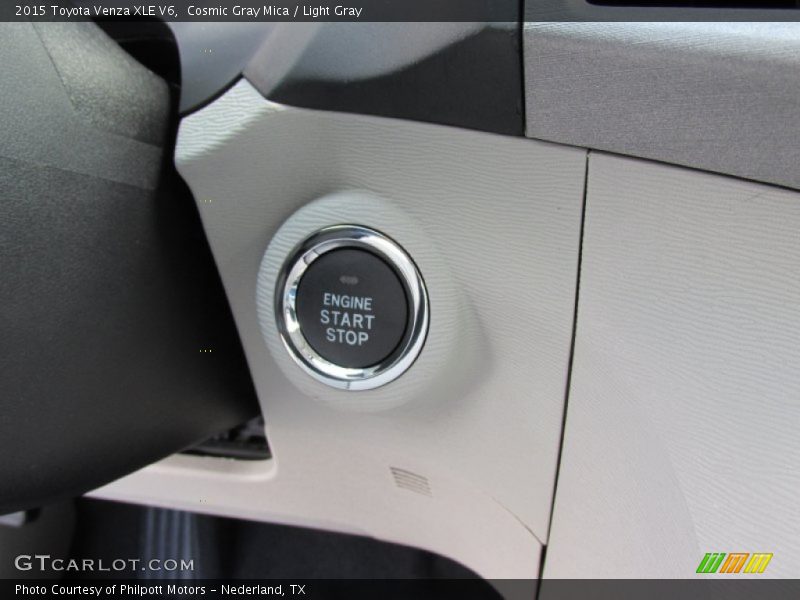 Cosmic Gray Mica / Light Gray 2015 Toyota Venza XLE V6