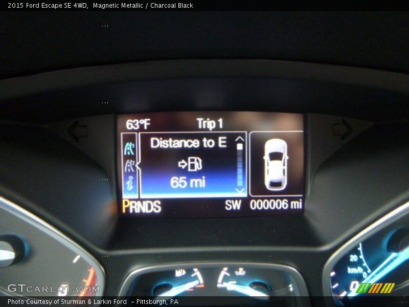 Magnetic Metallic / Charcoal Black 2015 Ford Escape SE 4WD