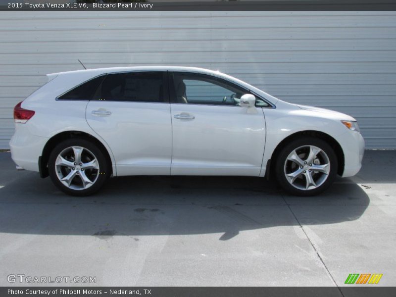 Blizzard Pearl / Ivory 2015 Toyota Venza XLE V6