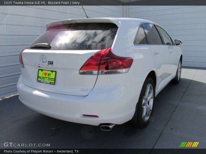 Blizzard Pearl / Ivory 2015 Toyota Venza XLE V6