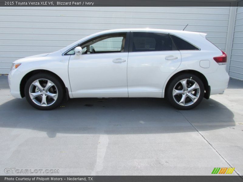 Blizzard Pearl / Ivory 2015 Toyota Venza XLE V6