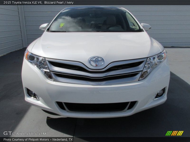 Blizzard Pearl / Ivory 2015 Toyota Venza XLE V6