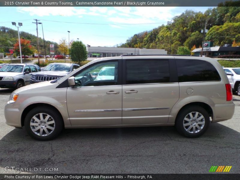 Cashmere/Sandstone Pearl / Black/Light Graystone 2015 Chrysler Town & Country Touring