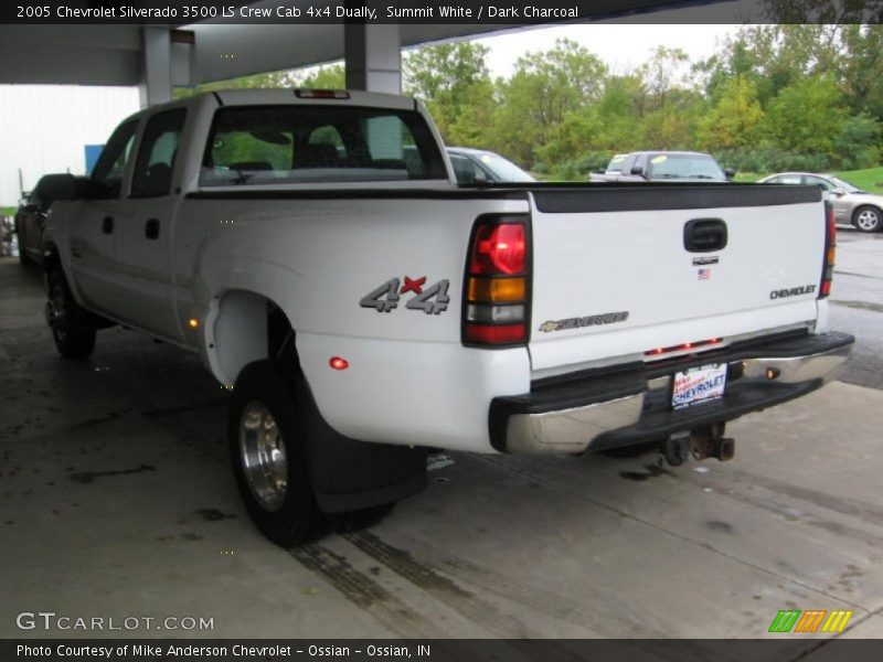 Summit White / Dark Charcoal 2005 Chevrolet Silverado 3500 LS Crew Cab 4x4 Dually