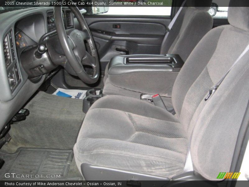 Summit White / Dark Charcoal 2005 Chevrolet Silverado 3500 LS Crew Cab 4x4 Dually