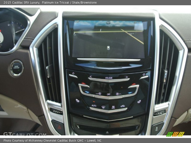 Platinum Ice Tricoat / Shale/Brownstone 2015 Cadillac SRX Luxury