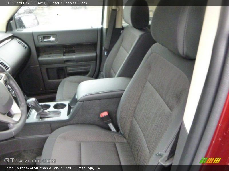 Sunset / Charcoal Black 2014 Ford Flex SEL AWD