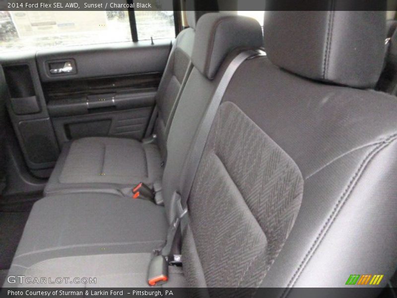 Sunset / Charcoal Black 2014 Ford Flex SEL AWD