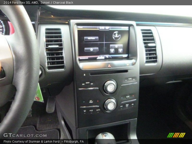 Sunset / Charcoal Black 2014 Ford Flex SEL AWD