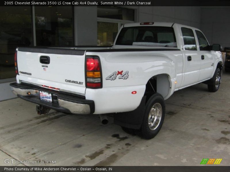Summit White / Dark Charcoal 2005 Chevrolet Silverado 3500 LS Crew Cab 4x4 Dually