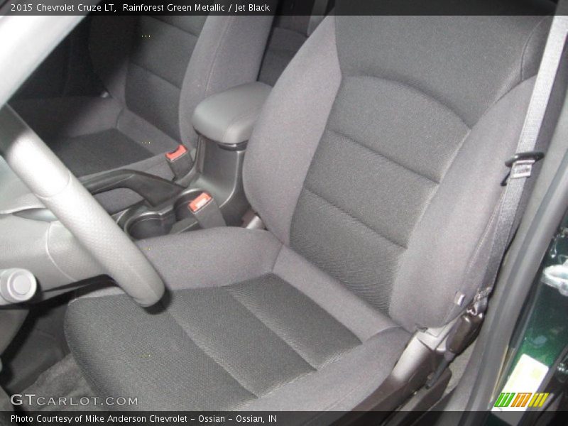 Rainforest Green Metallic / Jet Black 2015 Chevrolet Cruze LT