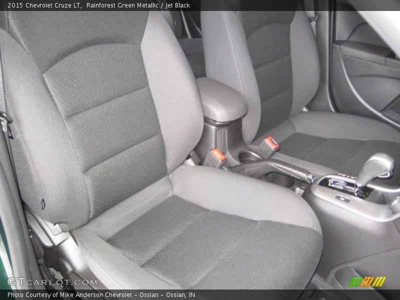 Rainforest Green Metallic / Jet Black 2015 Chevrolet Cruze LT