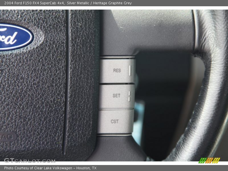 Silver Metallic / Heritage Graphite Grey 2004 Ford F150 FX4 SuperCab 4x4