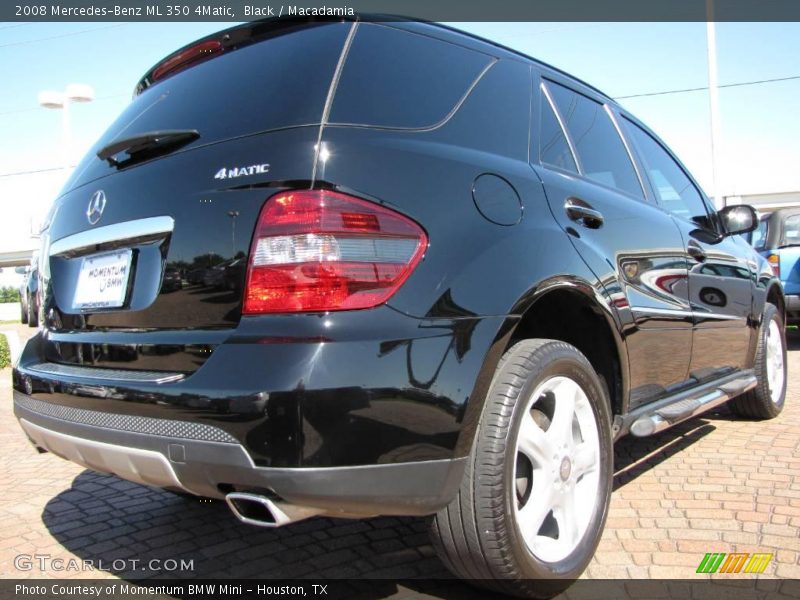 Black / Macadamia 2008 Mercedes-Benz ML 350 4Matic