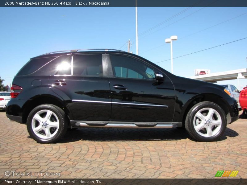 Black / Macadamia 2008 Mercedes-Benz ML 350 4Matic