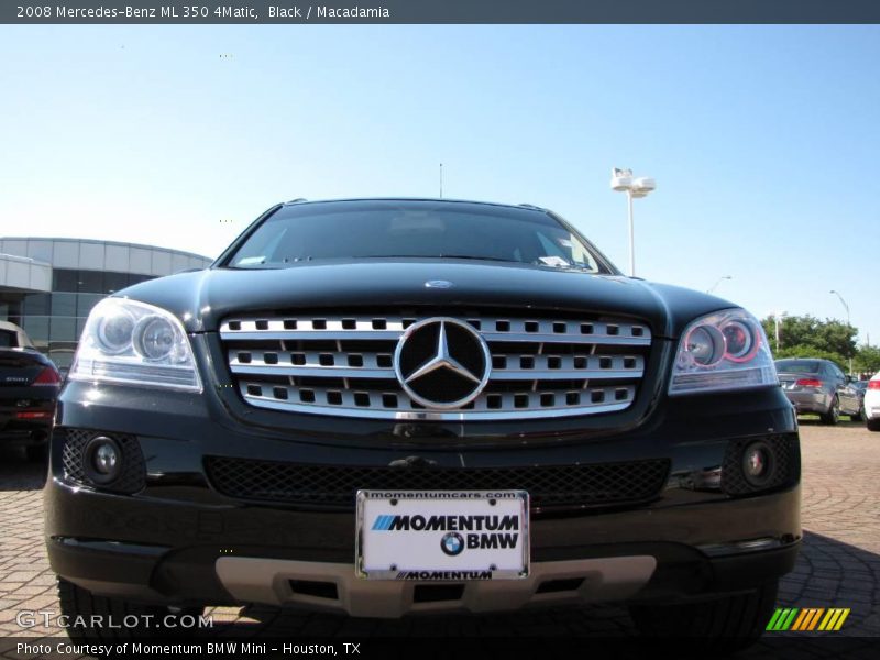 Black / Macadamia 2008 Mercedes-Benz ML 350 4Matic