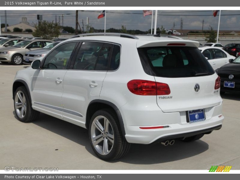 Pure White / Sandstone 2015 Volkswagen Tiguan R-Line