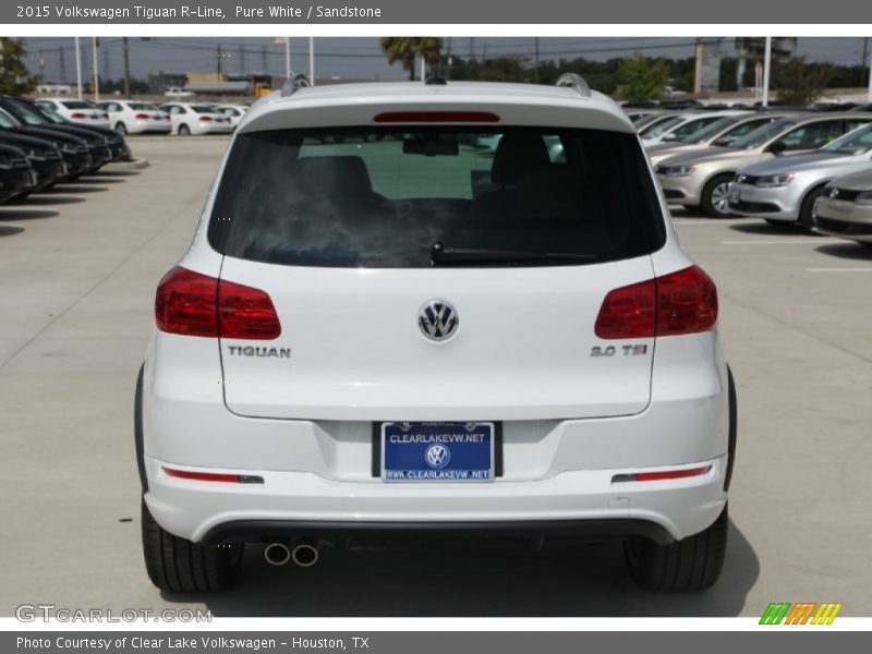 Pure White / Sandstone 2015 Volkswagen Tiguan R-Line