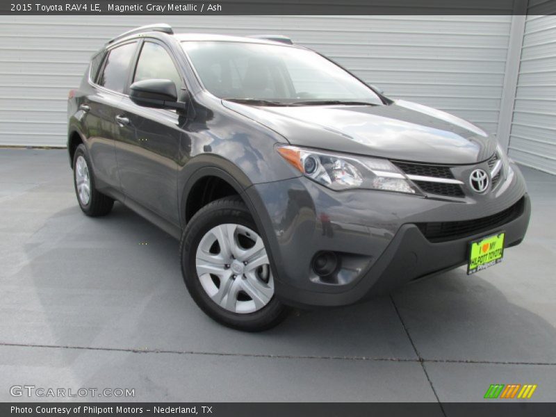 Magnetic Gray Metallic / Ash 2015 Toyota RAV4 LE