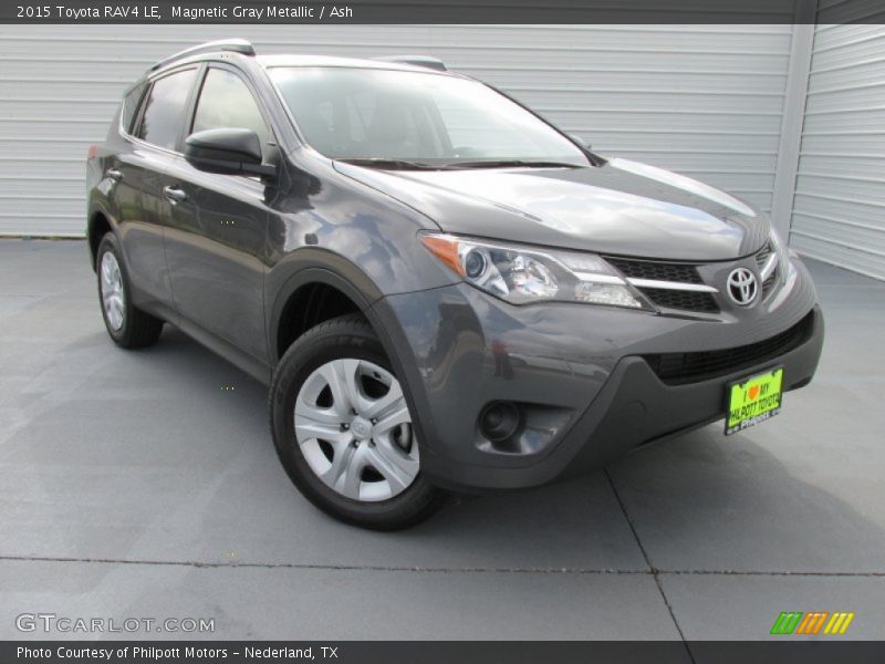 Magnetic Gray Metallic / Ash 2015 Toyota RAV4 LE