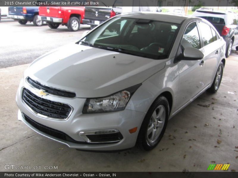 Silver Ice Metallic / Jet Black 2015 Chevrolet Cruze LT