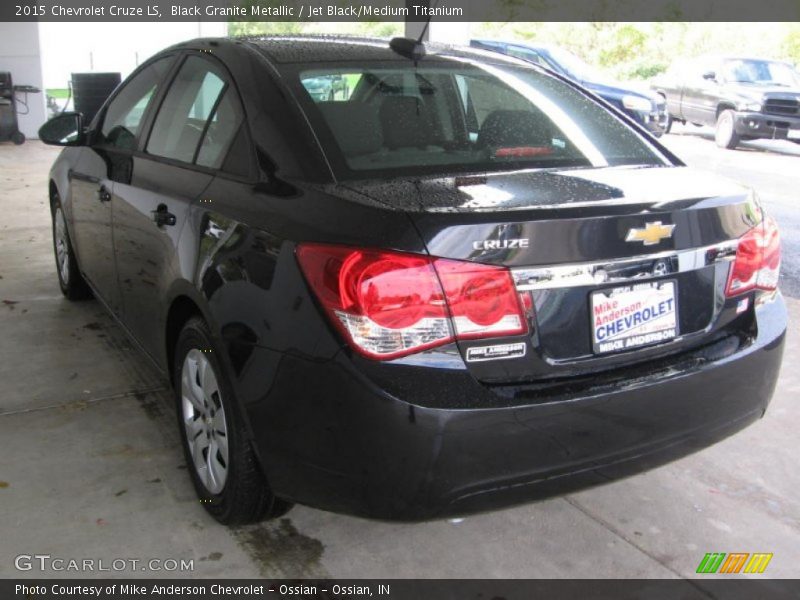Black Granite Metallic / Jet Black/Medium Titanium 2015 Chevrolet Cruze LS