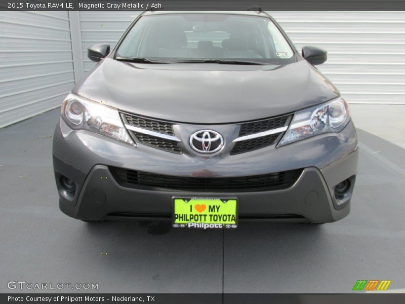 Magnetic Gray Metallic / Ash 2015 Toyota RAV4 LE