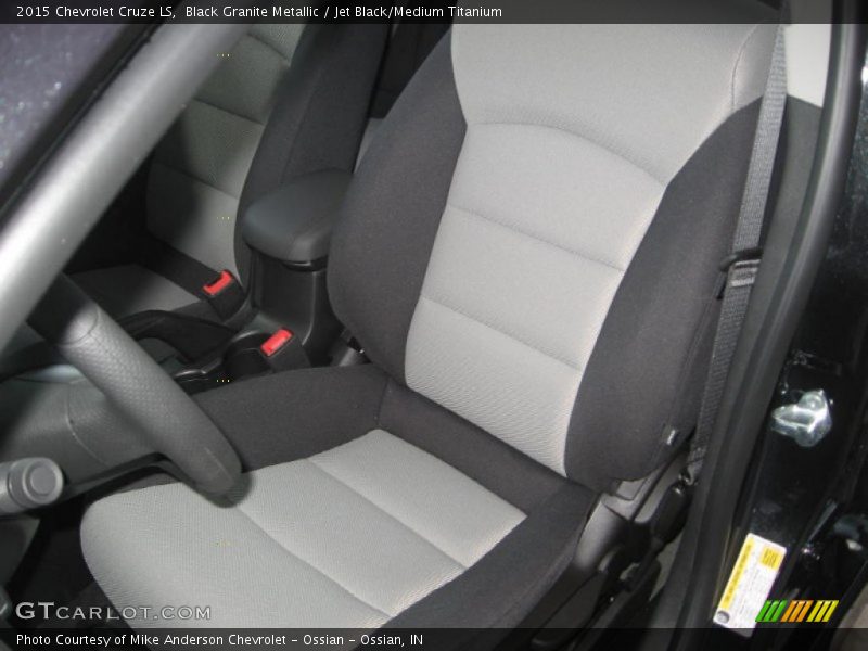 Black Granite Metallic / Jet Black/Medium Titanium 2015 Chevrolet Cruze LS