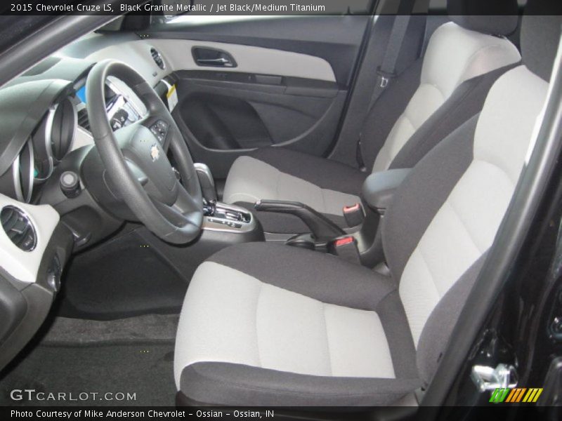 Black Granite Metallic / Jet Black/Medium Titanium 2015 Chevrolet Cruze LS