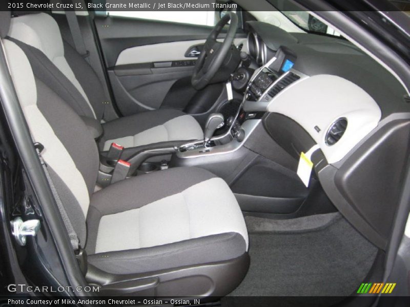 Black Granite Metallic / Jet Black/Medium Titanium 2015 Chevrolet Cruze LS