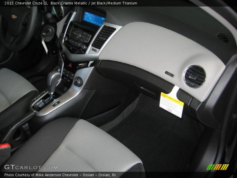 Black Granite Metallic / Jet Black/Medium Titanium 2015 Chevrolet Cruze LS