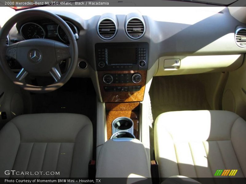 Black / Macadamia 2008 Mercedes-Benz ML 350 4Matic