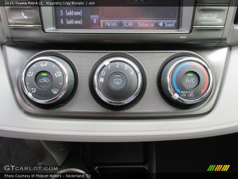Magnetic Gray Metallic / Ash 2015 Toyota RAV4 LE