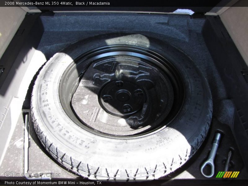 Black / Macadamia 2008 Mercedes-Benz ML 350 4Matic