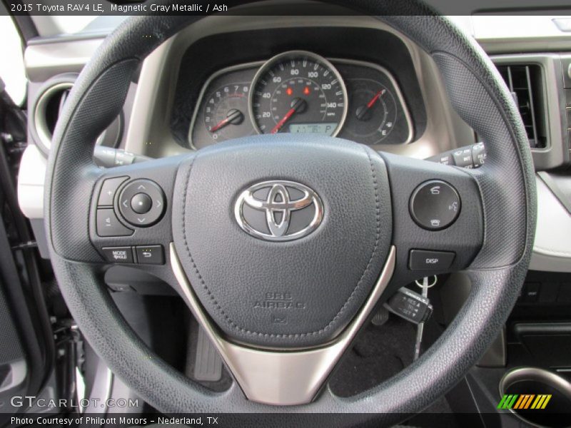 Magnetic Gray Metallic / Ash 2015 Toyota RAV4 LE