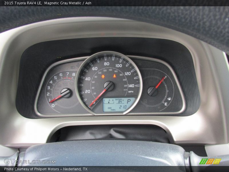 Magnetic Gray Metallic / Ash 2015 Toyota RAV4 LE