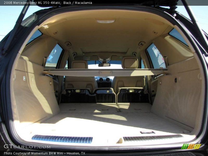 Black / Macadamia 2008 Mercedes-Benz ML 350 4Matic
