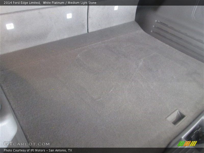 White Platinum / Medium Light Stone 2014 Ford Edge Limited