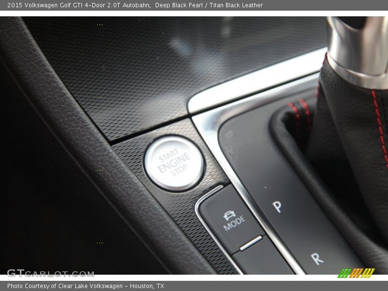 Deep Black Pearl / Titan Black Leather 2015 Volkswagen Golf GTI 4-Door 2.0T Autobahn