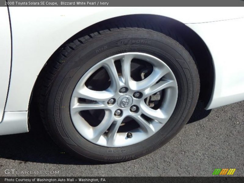 Blizzard White Pearl / Ivory 2008 Toyota Solara SE Coupe