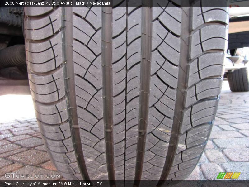 Black / Macadamia 2008 Mercedes-Benz ML 350 4Matic