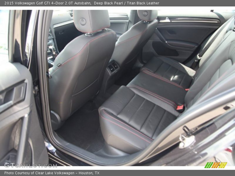 Rear Seat of 2015 Golf GTI 4-Door 2.0T Autobahn