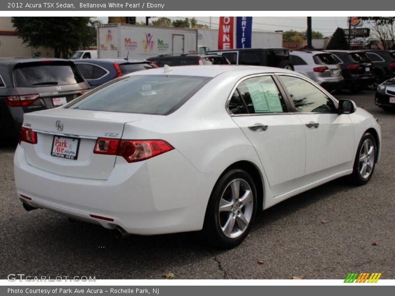 Bellanova White Pearl / Ebony 2012 Acura TSX Sedan