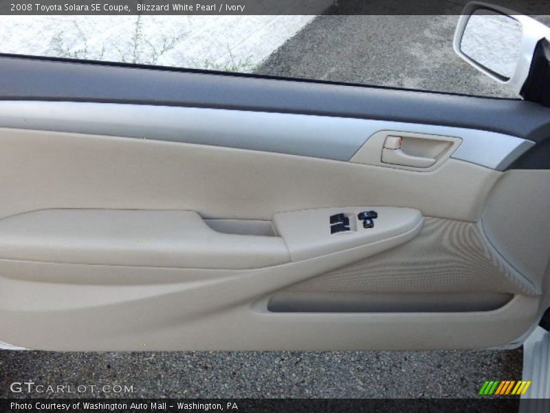 Blizzard White Pearl / Ivory 2008 Toyota Solara SE Coupe