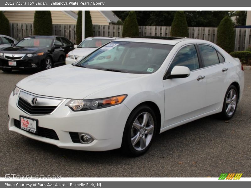 Bellanova White Pearl / Ebony 2012 Acura TSX Sedan