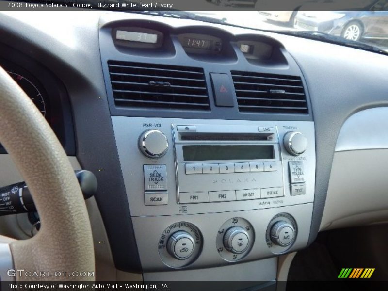 Blizzard White Pearl / Ivory 2008 Toyota Solara SE Coupe