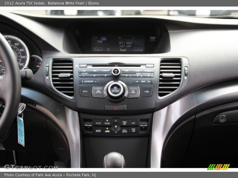 Bellanova White Pearl / Ebony 2012 Acura TSX Sedan