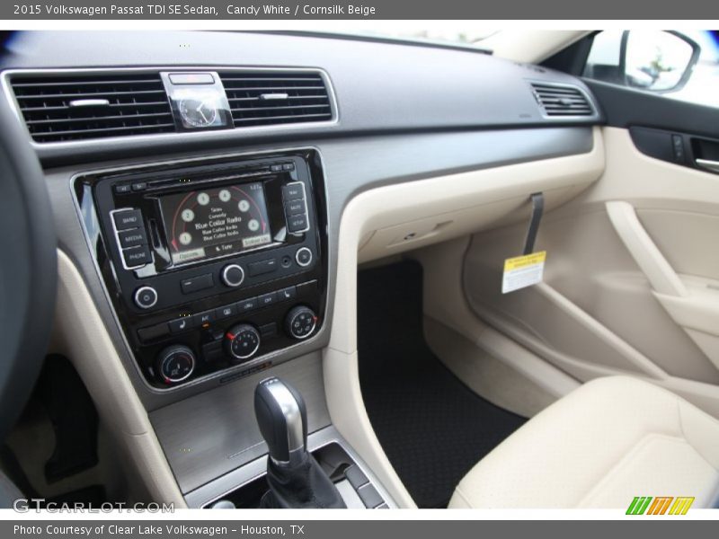 Candy White / Cornsilk Beige 2015 Volkswagen Passat TDI SE Sedan