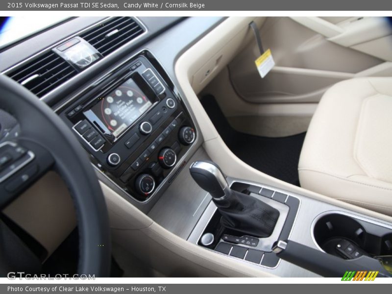 Candy White / Cornsilk Beige 2015 Volkswagen Passat TDI SE Sedan